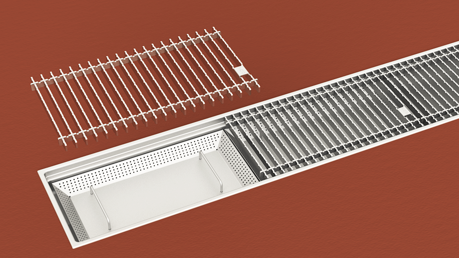 ACO Waste Basket In ACO Box Channel 