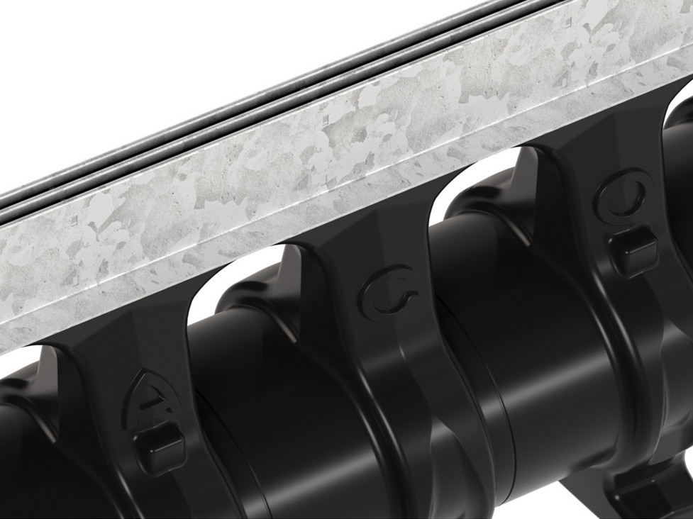 Galvanized steel Double Slot