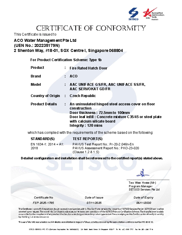FSP-2025-1795 Final COC (1).pdf ACO_Singapore_Certificate_of_Conformity_FR.pdf