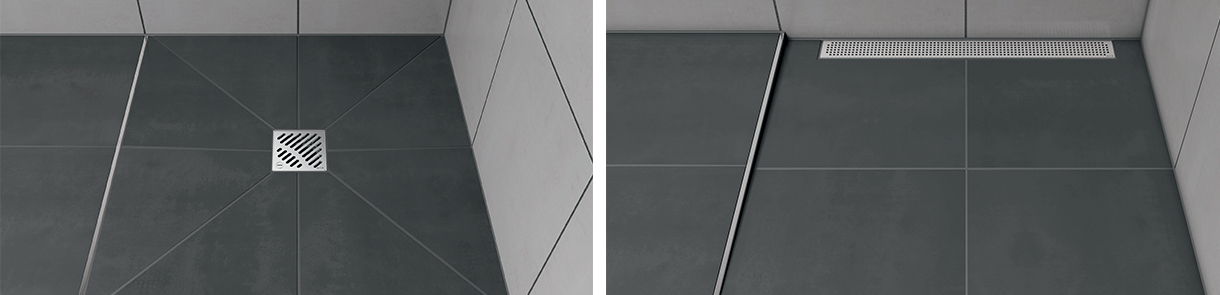 Design freedom of ACO ShowerFloor Design freedom of ACO ShowerFloor