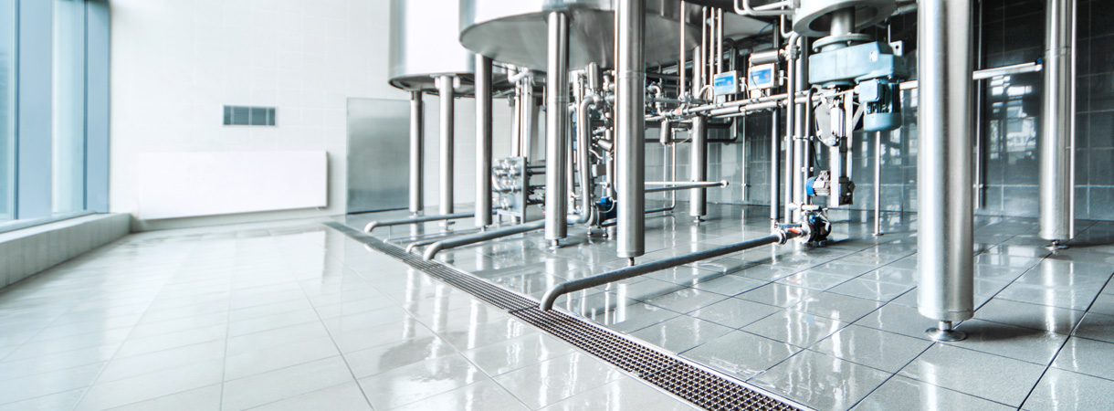 ACO drainage solutions for Food and Beverage industries