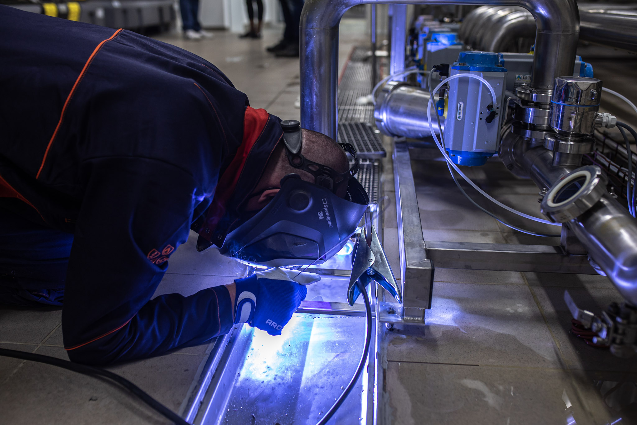 Onsite welding and installation